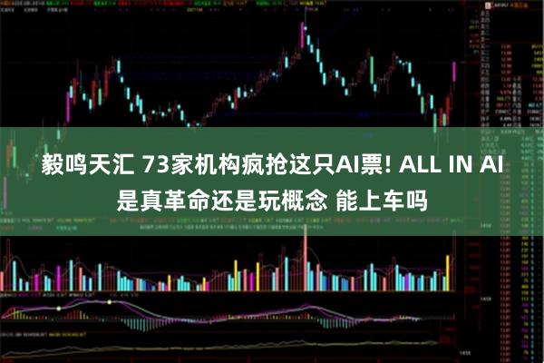 毅鸣天汇 73家机构疯抢这只AI票! ALL IN AI是真革命还是玩概念 能上车吗
