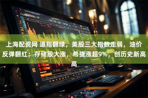 上海配资网 道指翻绿，美股三大指数走弱，油价反弹翻红；存储股大涨，希捷涨超9%，创历史新高